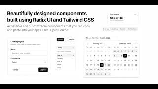 GitHub - shadcn-ui/ui: Beautifully designed components that you can copy and paste into your apps...