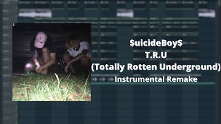 $uicideBoy$ - T.R.U (Totally Rotten Underground) Instrumental Remake (reprod. by iBlazeManz)