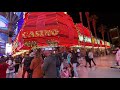 Fremont Street Las Vegas! Live Walk Tour Black Friday November 2021