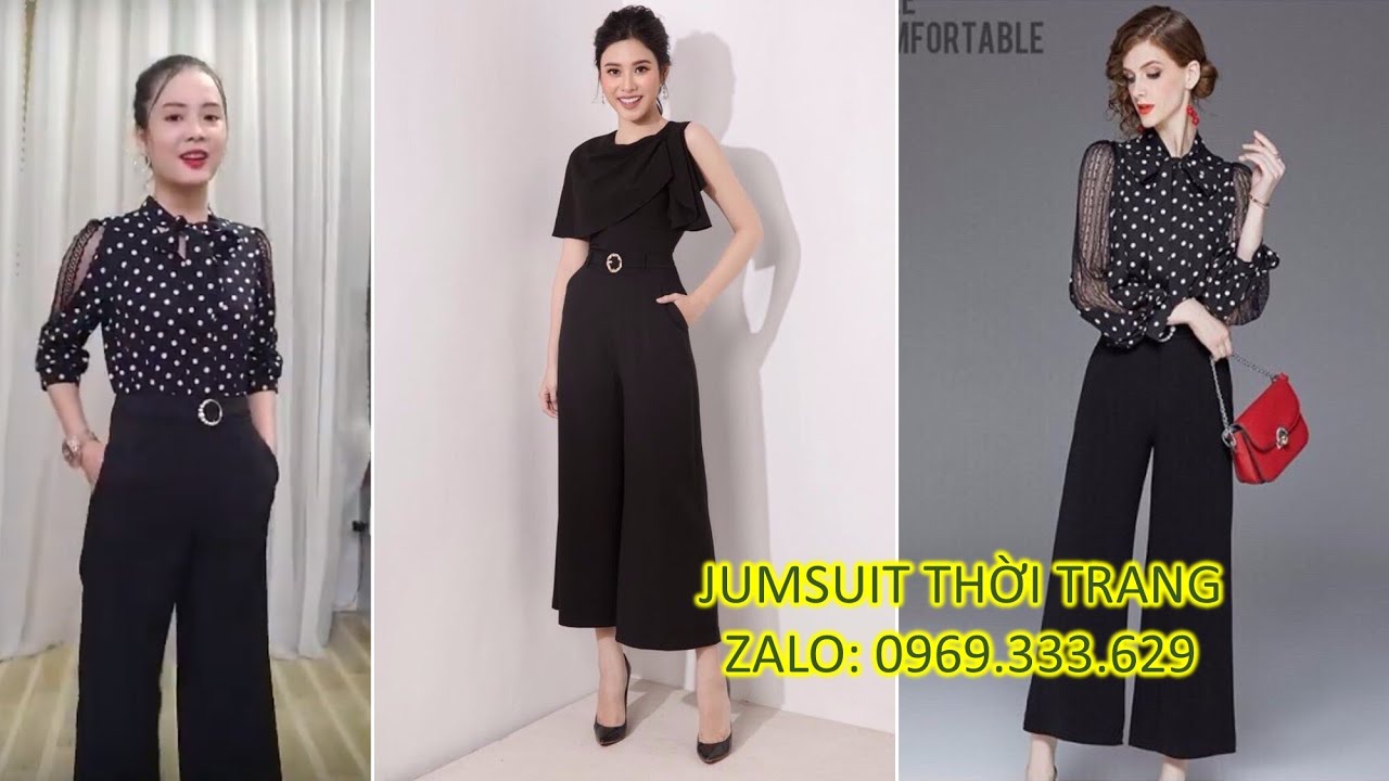JUMSUIT ống rộng | Đồ bay thời trang dáng dài, mẫu... - youtube