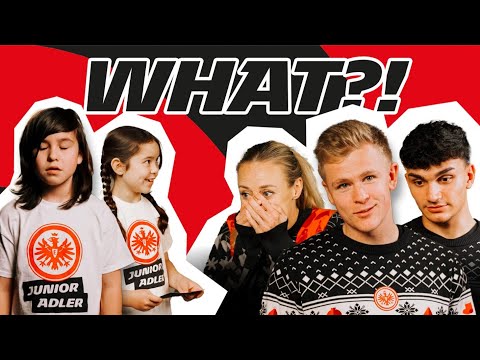 "Hast Du auf dem Platz schon mal gepupst?" I Junior Reporter stellt Eintracht-Stars knifflige Fragen