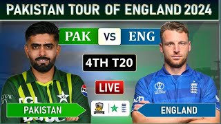 PAKISTAN vs ENGLAND 4th T20 MATCH LIVE COMMENTARY | PAK vs ENG LIVE | ENG LAST OVERS