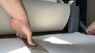 Printmaker #asmr tearing cotton rag paper. 