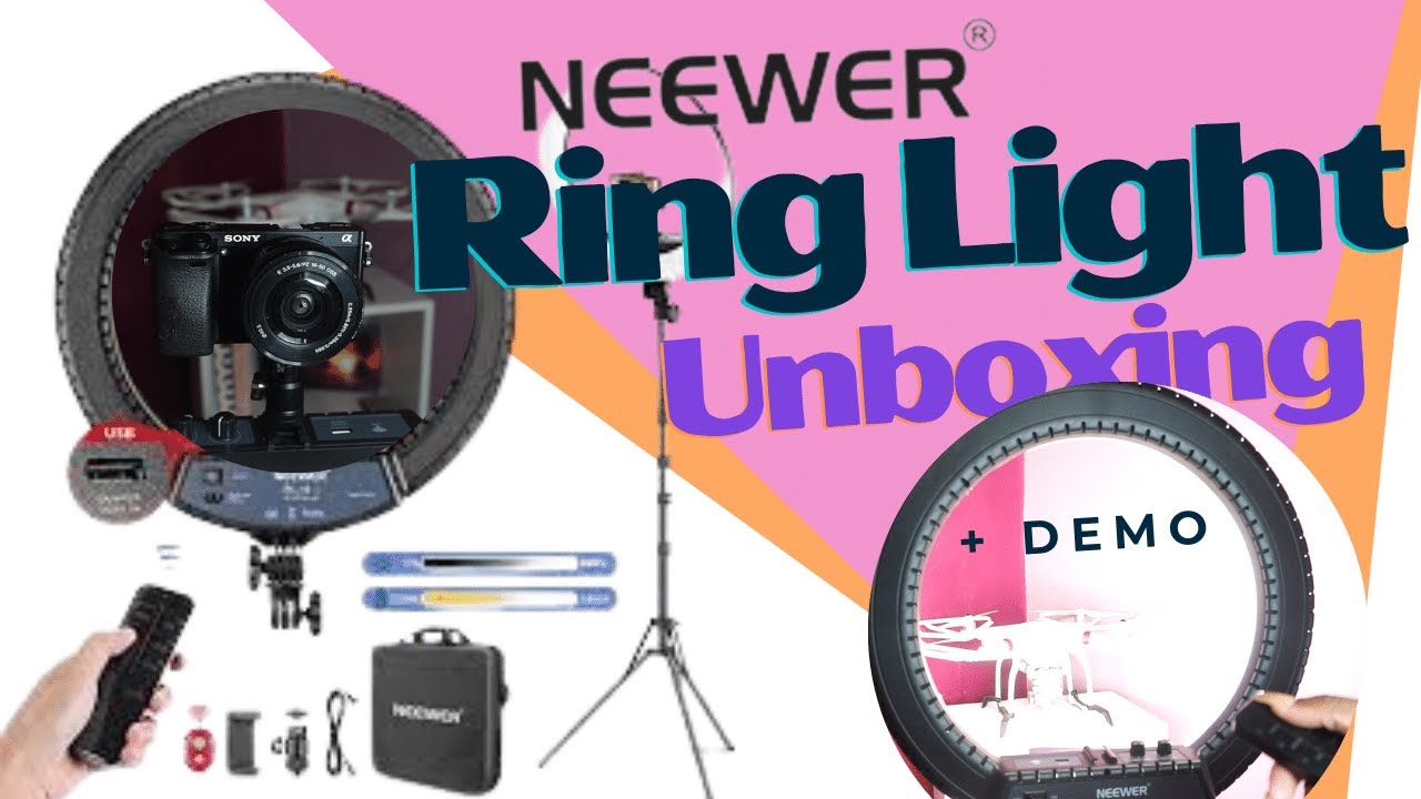 NEEWER RL-18 18 Inch LED Ring Light Kit