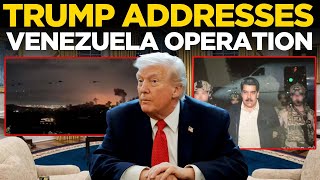 Trump Live: President Trump Speaks After Announcing Capture of Nicolas Maduro | US-Venezuela Crisis