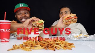 FIVE GUYS MUKBANG WITH @BeingMylen