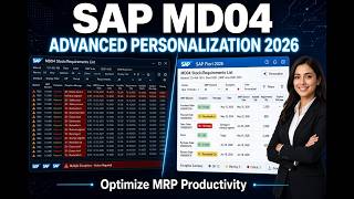 SAP MD04 Advanced Personalization 2026 | Optimize MRP Productivity & Workflow Efficiency