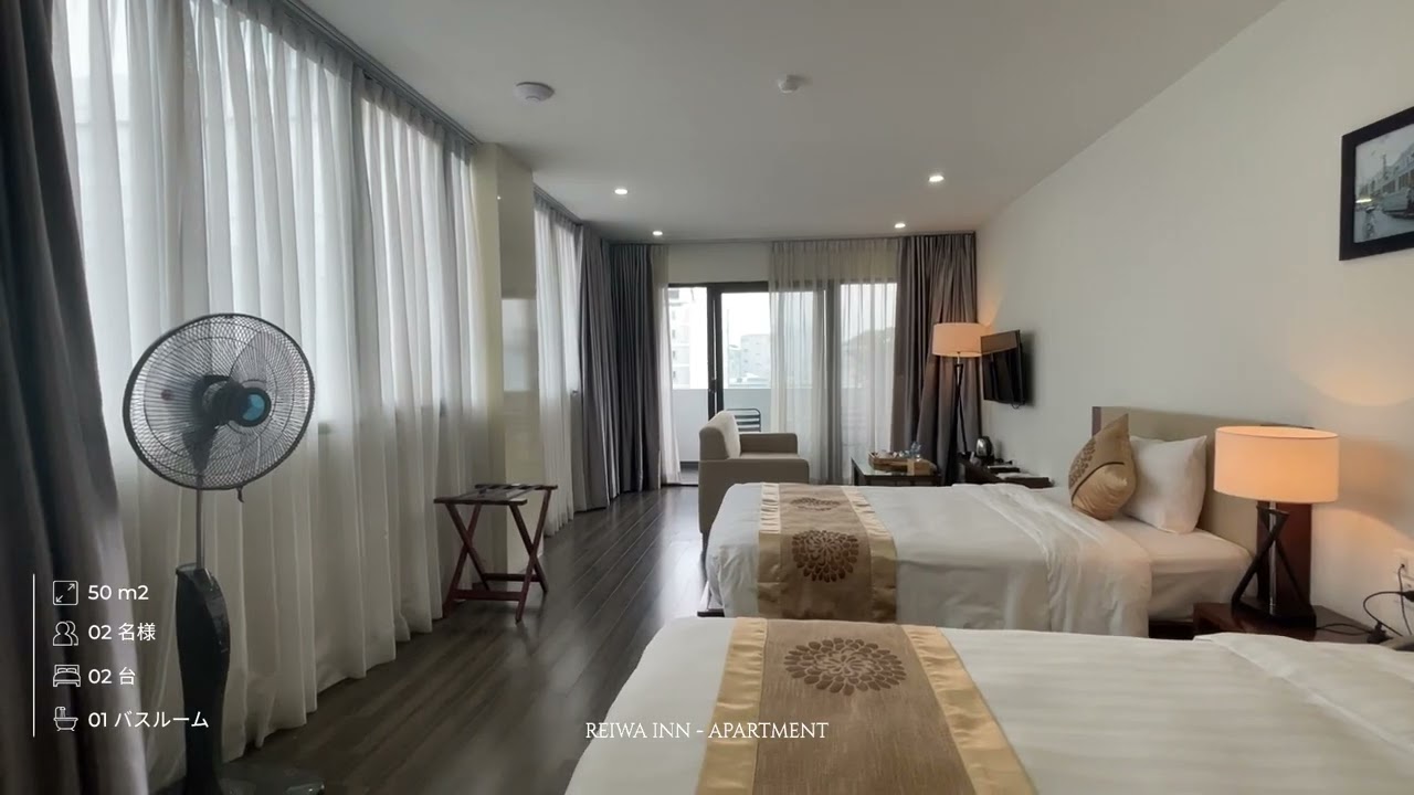 Reiwa Inn-Apartment | エグゼクティブツイン (8階) #ReiwaInnApartment #Apartmenthanoi #ApartmentForRent