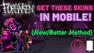 [NEW] How To Get These Skins Without Apponfly! | Roblox Forsaken