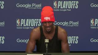 Jimmy Butler talks 56-PT game & Game 4 win, Full Postgame Interview