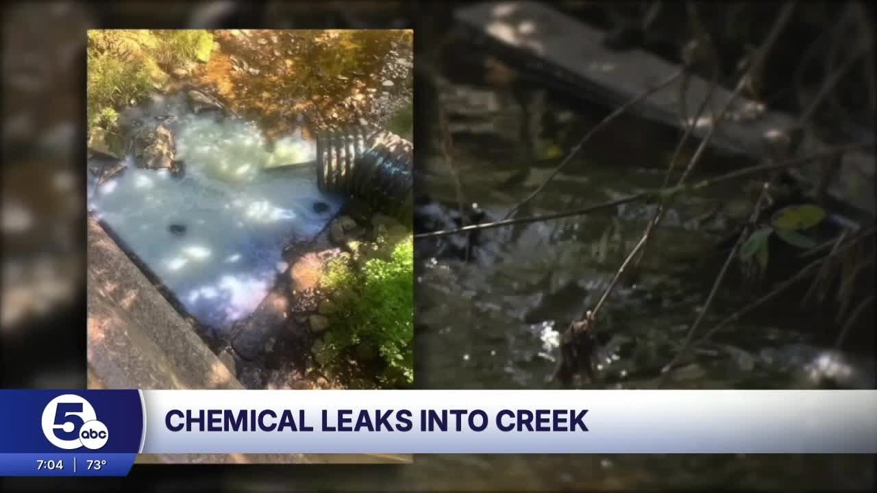 'Human error' caused 6,600-gallon chemical spill in Avon Lake creek