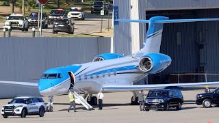 Full GULFSTREAM G550 Arrives To Motorcade | LOOK WHO GETS OFF! Guide