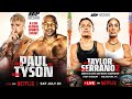 (BREAKING) Mike Tyson vs Jake Paul Co-Main SET as Katie Taylor vs Amanda Serrano 2 REMATCH ANNOUNCED