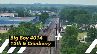 Big crowds in Erie, PA for the arrival of Big Boy 4014 Fiske And Sons Erie Pa