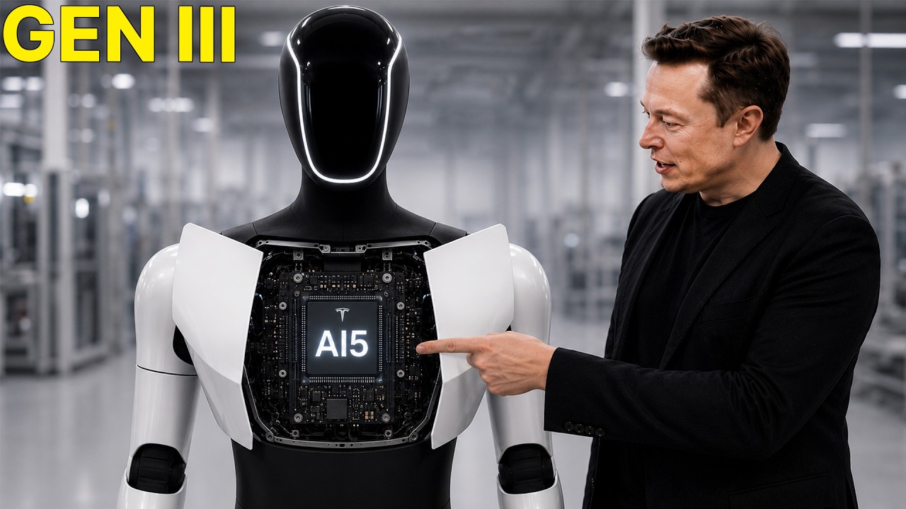 Tesla Bot Gen 3 AI5 Upgrade Finally Destroy Robot Industry!