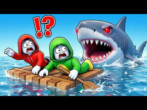 JJ AND MIKEY SURVIVE 101 DAYS ON A RAFT IN ROBLOX