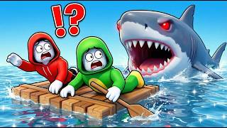 JJ AND MIKEY SURVIVE 101 DAYS ON A RAFT IN ROBLOX