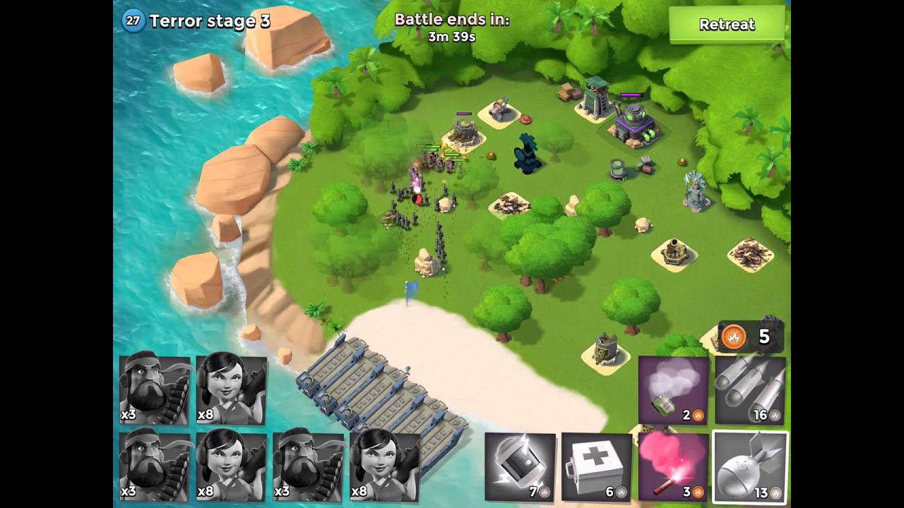 Boombeach | 9may Dr.terror stages 1-4