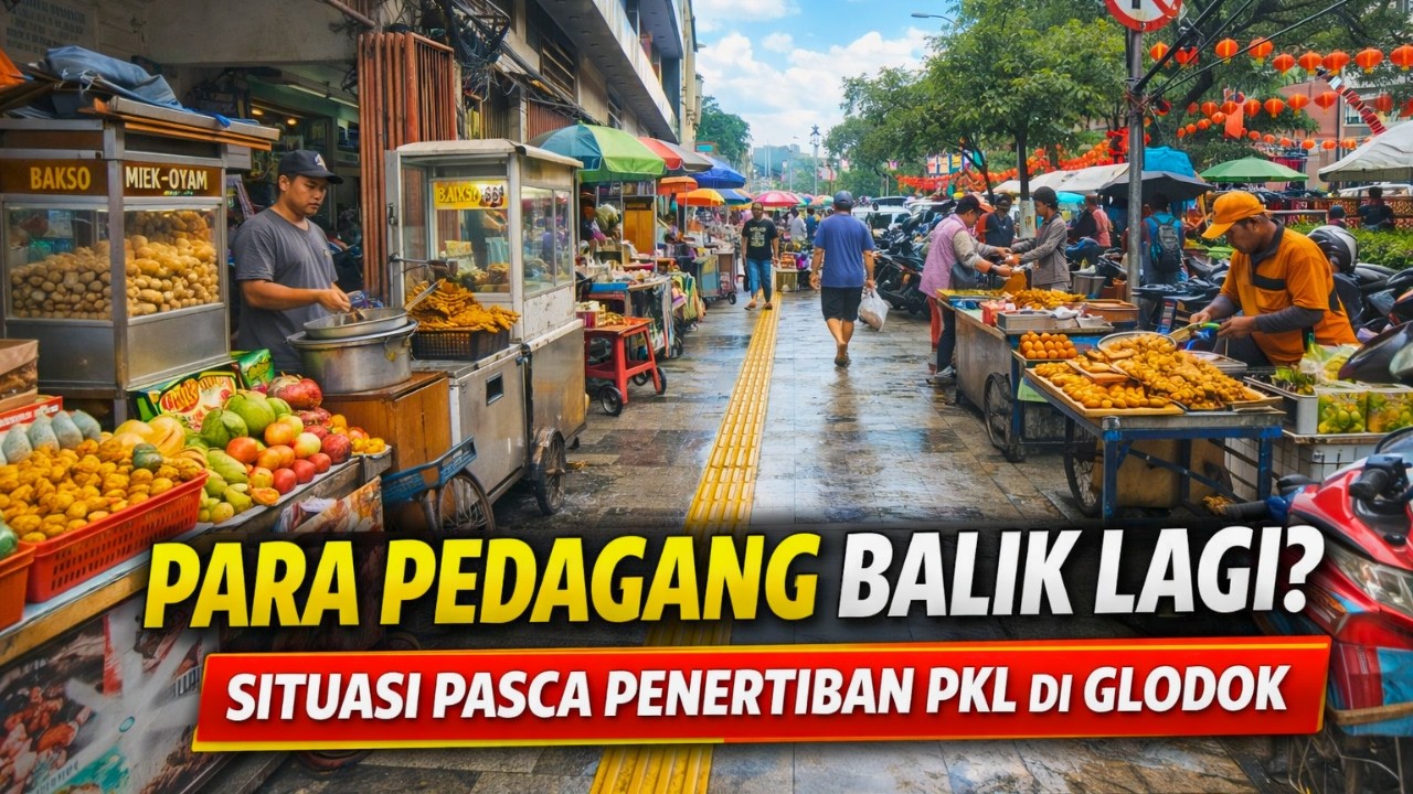 SUASANA GLODOK TERKINI! PKL BERJUALAN LAGI, RAMAI BANGET