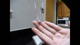 Sterling Silver Forever Love Heart Pendant Necklace with Zirconia