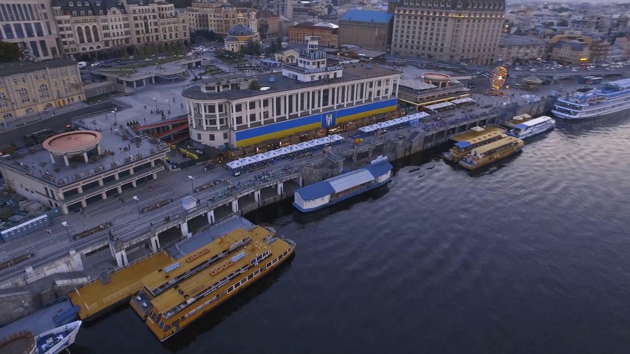 Пешеходный мост киев