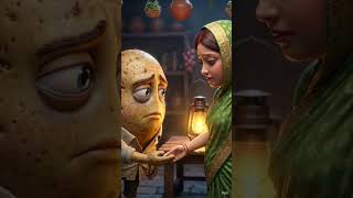 Bhindi ne aam ke sath milkar diya aalu ko dokha #shortvideo