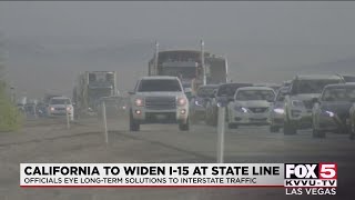 California to widen I-15 near Nevada state line