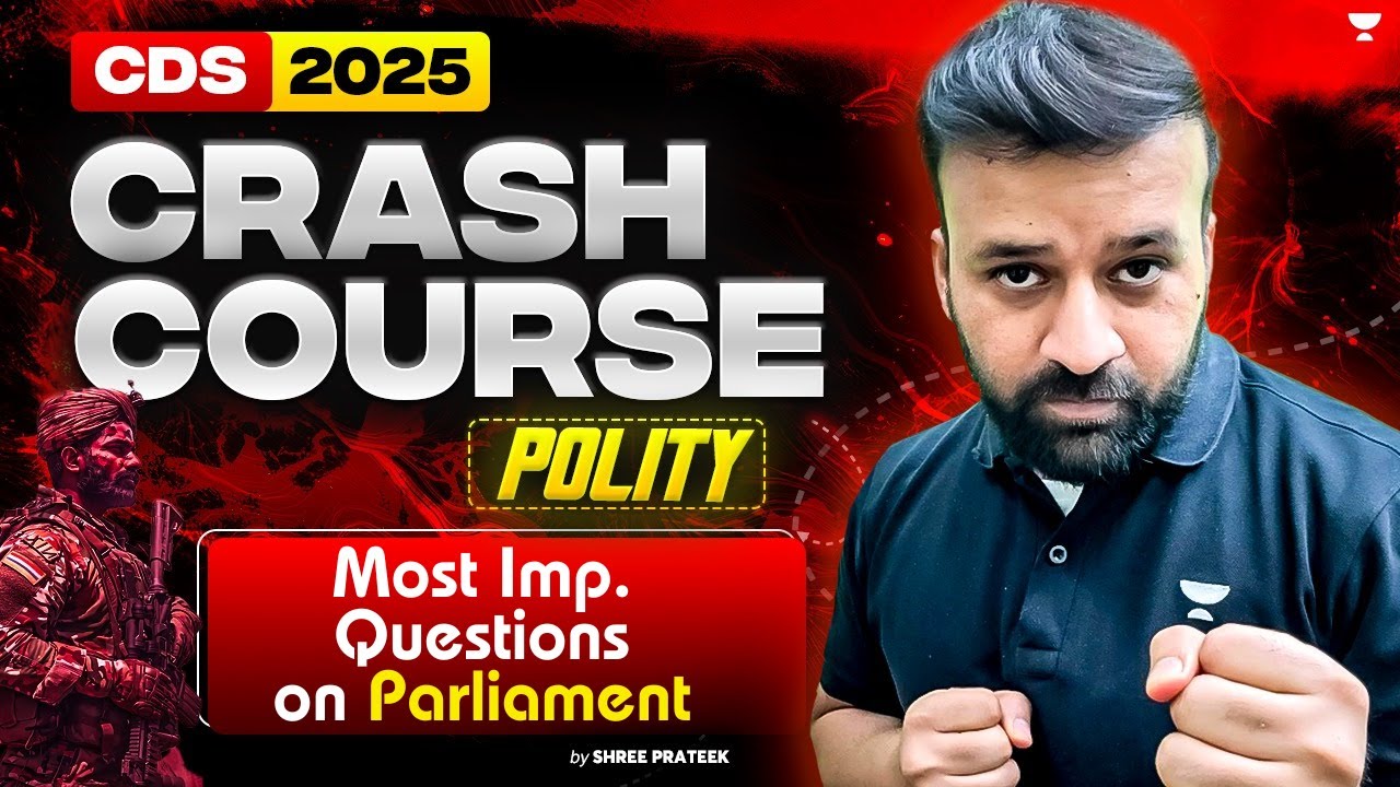 CDS 1 2025 | CDS Polity Crash Course | Most Imp. Questions on ...