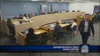 Administration and Public Works Committee Meeting 7-27-2026