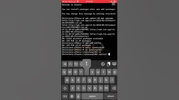 Run SQL on iPhone with SQLite in iSH Shell ⚡📱 | Create DB & Query in Terminal #linux #android #sql
