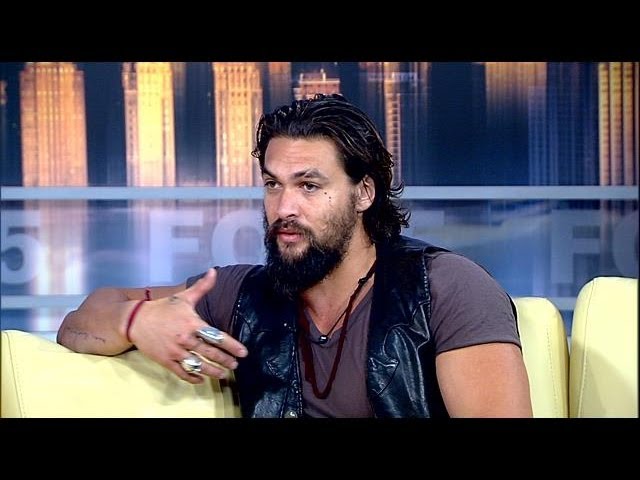 Aquaman Jason Momoa Interview (Khal Drogo Game of Thrones) - YouTube