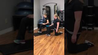 Kneeling Lunge Stretch for Hip Flexor (Psoas)