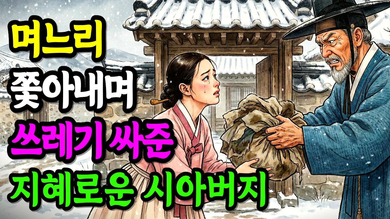 [야담] 친청으로 쫓아낸 며느리에게 쓰레기 보따리 싸주는 지혜로운 시아버지 ㅣ옛날이야기ㅣ오디오북ㅣ수면유도 ㅣ인과응보