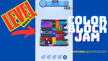 Color Block Jam Level 923 Walkthrough / Solution