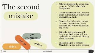 7. Learning from the Master’s theses : Efficiently using MarcEdit integrations ...