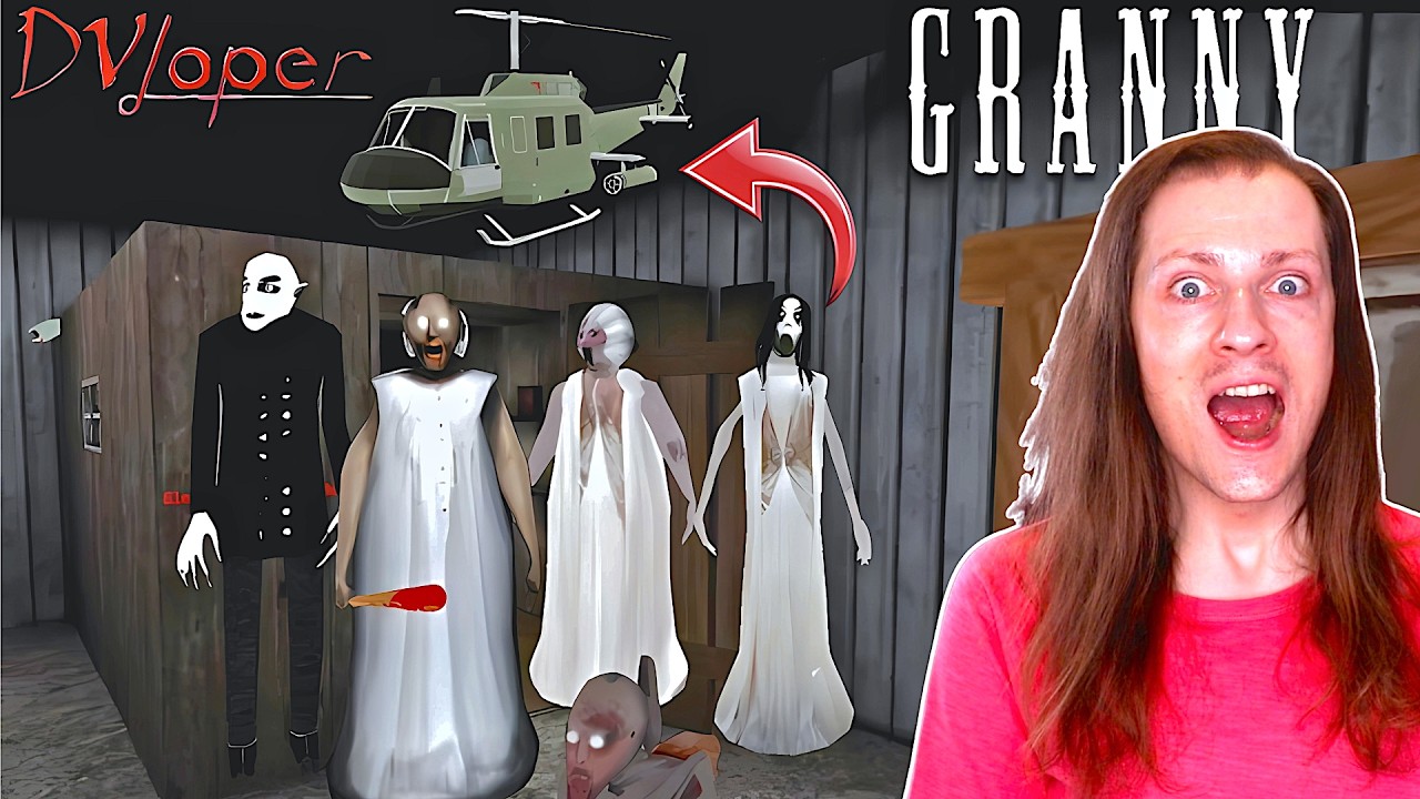 GRANNY DARK MADNESS : LE NOUVEAU REMAKE INCROYABLE AVEC L’HÉLICOPTÈRE ! Délires de Max