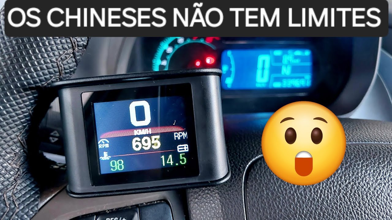 Marcador de temperatura P10 Obd2 para carros que não marcam temperatura | Testamos !!!