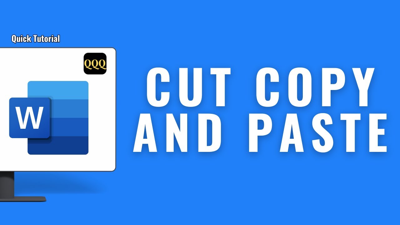 How to Cut, Copy, and Paste in Microsoft Word - YouTube