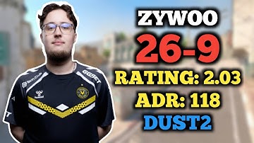 CS2 POV | ZYWOO (26-9) FACEIT RANKED (DUST2) | SEM VOZ