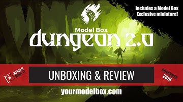 Model Box - November 2019 (Dungeon Level 2.0) Unboxing and Review