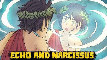 Echo and Narcissus: The Story of the Man who Fell in Love with Himself - Greek Mythology in Comics