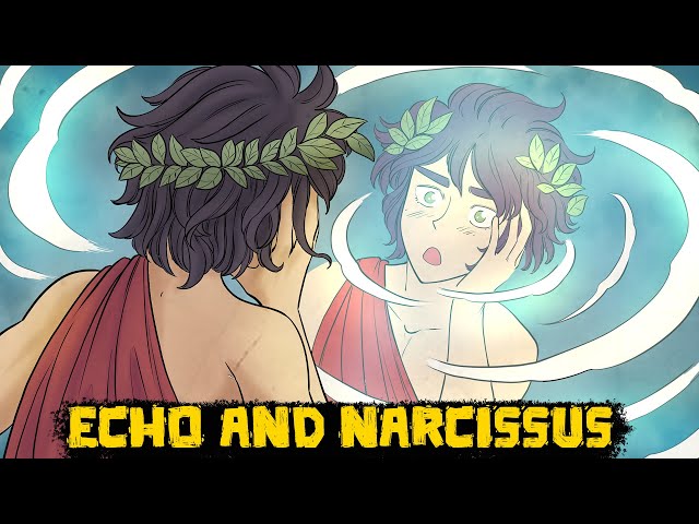 Echo and Narcissus: The Story of the Man who Fell in Love with Himself - Greek Mythology in Comics class=