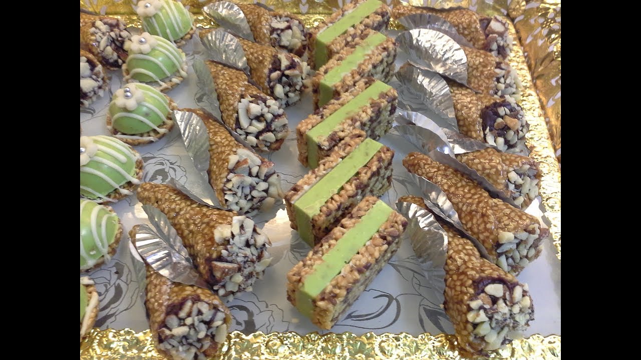 كورني نوكاتين بالجنجلان وكناش الشوكولاته 💕جديد حلويات العيد