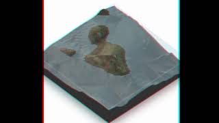 Hawaiian Islands 3D fly-by with Rayshader (for viewing with Red/Blue 3D Anaglyph glasses)