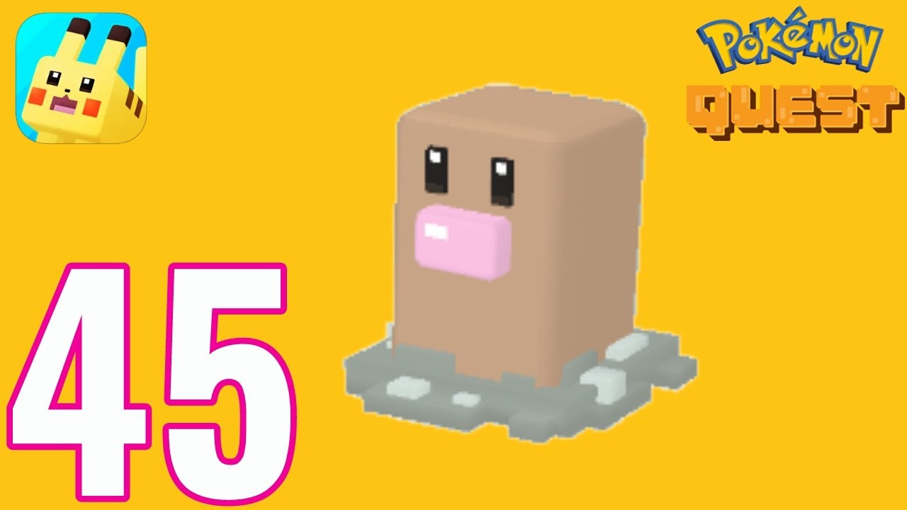 Pokemon Quest Gameplay Walkthrough Part 45 Diglett (iOS, Android