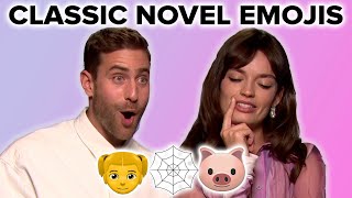Emma Mackey & Oliver Jackson-Cohen Guess Classic Novels From Emojis