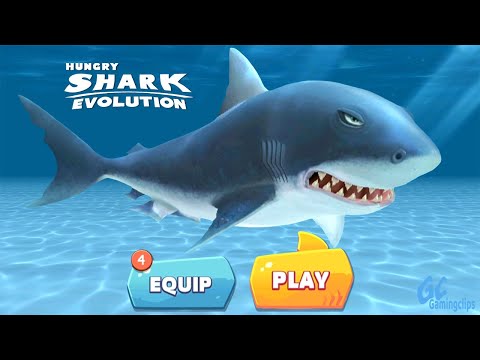 GREAT WHITE SHARK max level in Hungry Shark Evolution