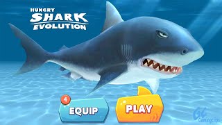 GREAT WHITE SHARK max level in Hungry Shark Evolution screenshot 4