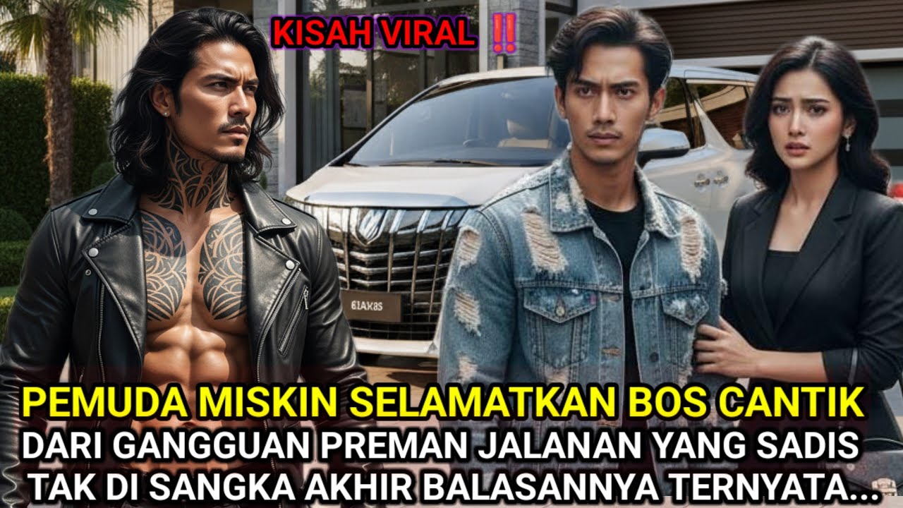 MENGHARUKAN‼️ PEMUDA MISKIN SELAMATKAN CEO CANTIK DARI GANGGUAN PREMAN JALANAN,BALASANYA TERNYATA...