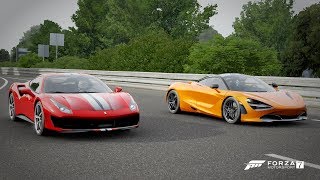 Hello everyone and welcome back to the series of forza drag races.
this time on motorsport 7 i made a replica ferrari 488 pista, yes its
ferra...